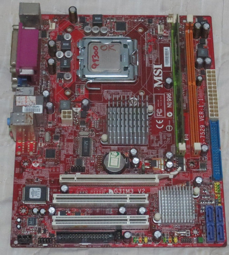 Tarjeta Madre Mother Board 775 Procesador Quad Msi G31 M3 V2