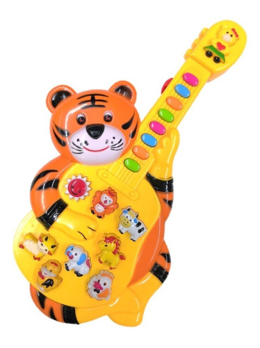 Guitarra De Juguete Musical Luz Y Sonido Para Niños