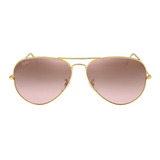 Lentes Ray Ban Aviador Original Rb3025 001/3e Pink Gradient