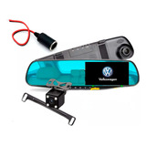 Espejo Retrovisor Dvr Pantalla 4.3, 2camaras, Logo Vw