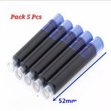 Tinta Azul Pluma Estilográfica Jinhao 5 Pcs