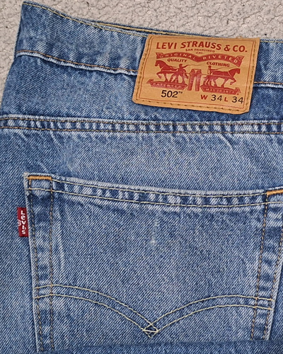 Pantalon Levis 502 Regular Fit Usado