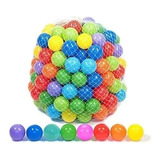 Pack 100 Pelotas Plásticas Para Piscina Colores Surtidos