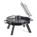 Asador Fogonero Bjorn 1.15 Mt De Diametro Negro