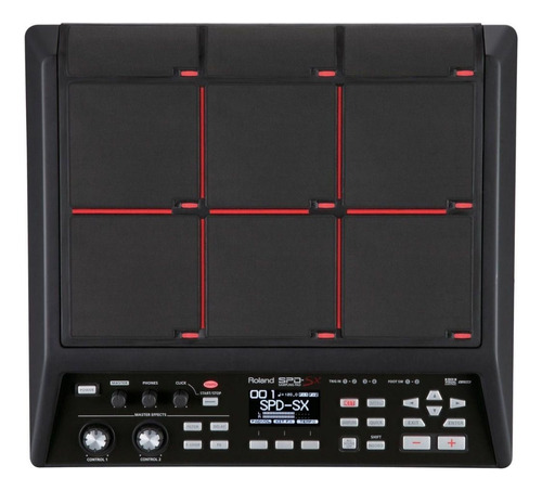 Bateria Eletrônica Roland Spd Sx Sampling Pad Com Cor Preto