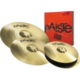 Paiste 101 Set Platillos Hihat 14 Crash 16 Ride 20