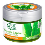 Mascarilla Capilar Sensitive Aloe Vera Orgánico Natur Vital