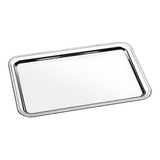 Bandeja Retangular Tramontina Buena Em Aço Inox 49x33 Cm