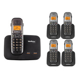 Telefone Sem Fio 2 Linhas Ts 5150 Com 4 Ramal Bina Intelbras