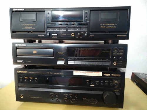 Conjunto - Receiver Pioneer Vsx D457+k7+cd+caixas