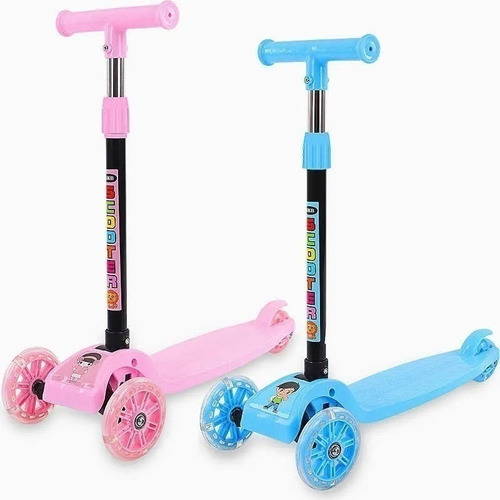 Scooter Led Monopatín Niños Niñas