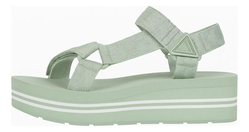 Guess Avin Green Sandalias Mujer Huaraches Correa Comfort