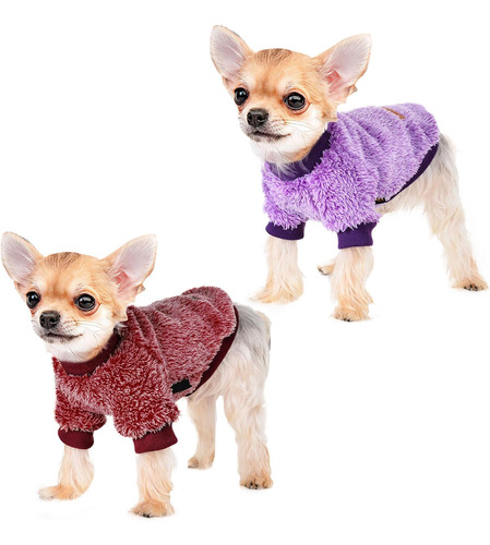 Paquete De 2 Ropa Para Perros Pequeños, Niña, Niño, Chihuahu