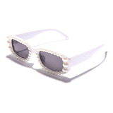 Willochra Pearl Rectangular Candy Colors Gafas De Sol Vintag