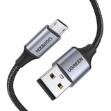 Ugreen Cable Blindado Usb A 2.0/microusb Carga Rápida 18w Qc