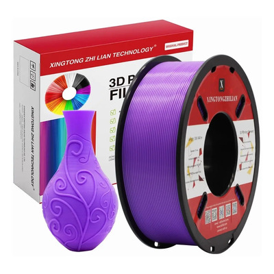 Filamento Pla De 1,75 Mm, Precisión Dimensional De +\u002F- 0,02 Color Violeta | MercadoLibre