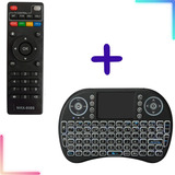 Controle Remoto E Teclado Smart Wireless Tv Box Pro 4k Novo