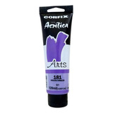 Tinta Acrílica Corfix Arts 120ml Violeta Cobalto 181 Gr 1