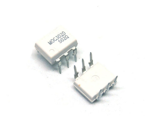 5 Unidades Moc3020 Optoacoplador Triac Moc 3020 Dip6