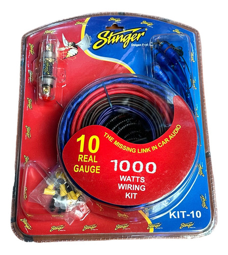 Kit D/instalación P/car Audio 1000watts Stinger Oxygen Free