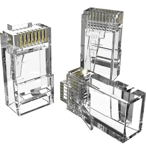 Conector Rj45 Cat5e Furukawa Sohoplus Qualidade Ótima 50 Pçs