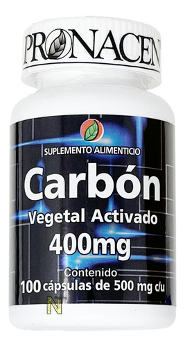 Carbon Vegetal Activado (100 Caps) Pronacen