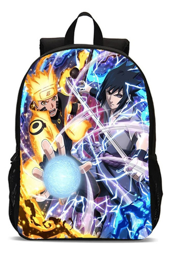 Bolsa Sasuke Infantil Juvenil Mochila De Costas Lançamento