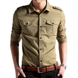 Camisas Tácticas Militares Para Hombre, Camisa Militar De Ma