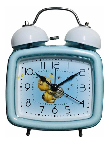 Reloj Despertador Vintage Dos Campanillas Para Niños