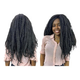Peruca Wig Bela Afro Twist 65 Cm - Black Beauty