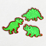 Cortantes Galletas Fósiles Dinosaurios X3