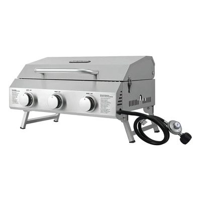 Parilla De Acero Inoxidable Portátil De Gas Propano Color Plateado | Envío gratis