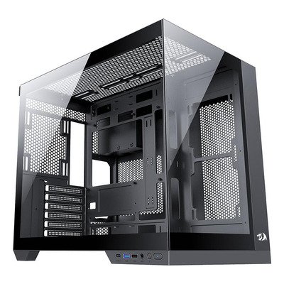 Gabinete Gamer Redragon Wideload Pro Preto Ca-604b-pro