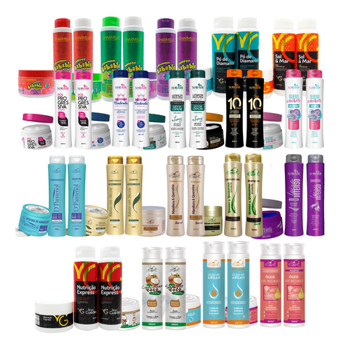 Kit Shampoo - 30 Produtos - 10 Kit | Atacado - Revenda Ref01