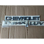 Kit Emblemas Luv Dmax Chevrolet Compuerta 3piezas Chevrolet LUV