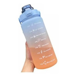 Termo Botella De Agua Motivacional Con Pitillo 2 Litros