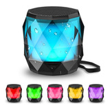 Lfs Altavoz Bluetooth Portátil Con Luces, Luz Nocturna Ina.