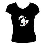 Blusa Pepe Le Pew Slash Vintage Dama Tv Camiseta Urbanoz