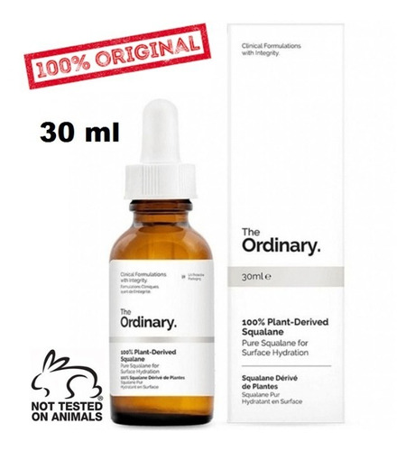 The Ordinary 100% Plant-derived Squalane 30ml Escualeno