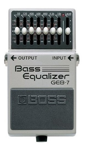 Pedal Boss Equalizer Bass Geb 7 -baixo