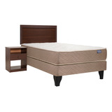 Cama Europea Bamboo + Set Pamplona 1½ Plaza