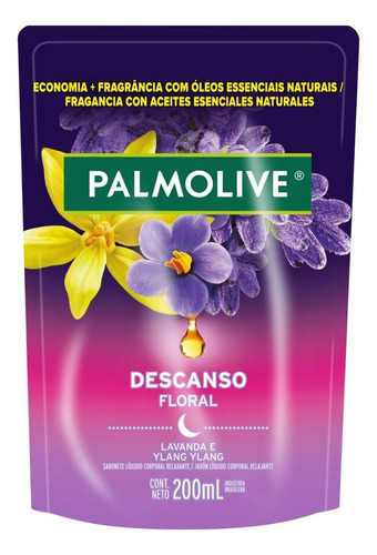 Jabón Líquido Palmolive Aroma Feel Relaxed Repuesto 200 ml