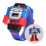 Pack De 3 Reloj Con Forma De Reloj Transformer Robot Skmei