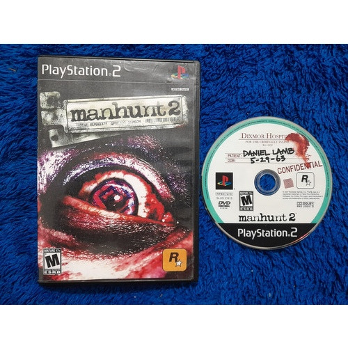 Manhunt 2 Portada Impresa Sin Instructivo  Play Station 2