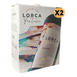 Vino Bodega Lorca Fantasia Bag In Box Malbec 3lts X2 Unid