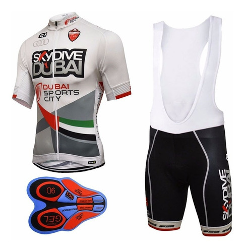 Uniforme Ciclismo Sky Dive 2017 Jersey + Short Bib, Bici