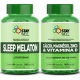 Sleep Melaton 500mg + Cálcio, Magnésio, Zinco E Vitamina D