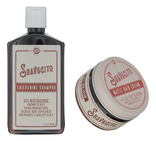 Kit Anti Caída Del Cabello Para Hombres Suavecito 2 Pzas