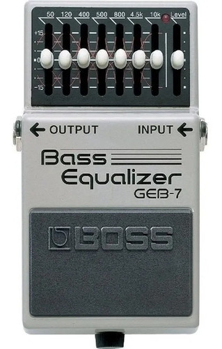 Pedal Boss Geb-7 Bass Equalizer Original Shop Guitar 