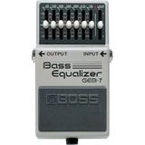 Pedal Boss Geb-7 Bass Equalizer Original Shop Guitar 